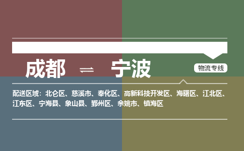 成都到宁波物流公司|成都到宁波专线|物流公司
