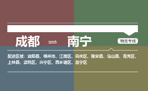 成都到南宁物流公司|成都到南宁专线|口碑见证