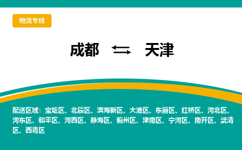 成都到天津物流公司-成都到天津专线-创新服务