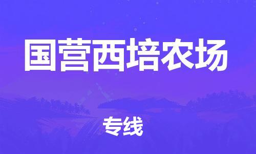 清远到国营西培农场物流公司-清远至国营西培农场电动车摩托车托运专线高保真危险品物流专线